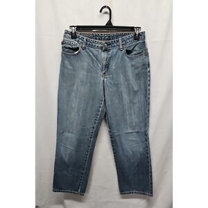 Polo Jeans Co Womens Blue Denim Saturday Y2k Jeans Pants Size 10 32x29